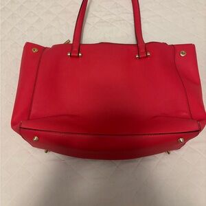 Christian Siriano Vibrant Red Tote Bag